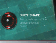 Tablet Screenshot of ghostshape.com